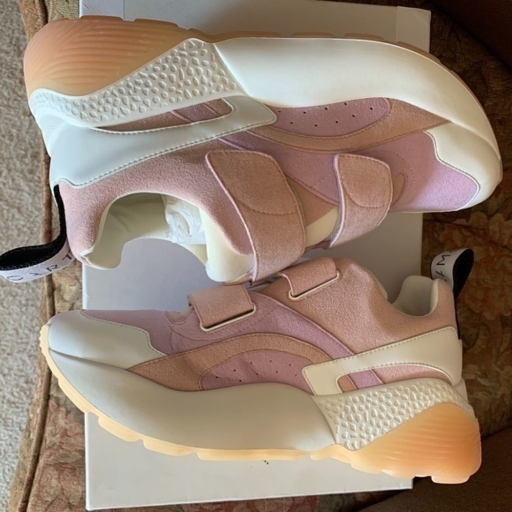 NWT Stella MCCARTNEY AUTHENTIC ECLIPSE  WHITE/PINK WOMAN SNEAKERS EU 40 … - Picture 13 of 16